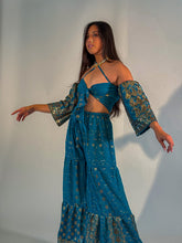 Load image into Gallery viewer, Ocean Love Sharara Pants Set
