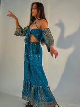 Load image into Gallery viewer, Ocean Love Sharara Pants Set
