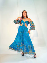 Load image into Gallery viewer, Ocean Love Sharara Pants Set
