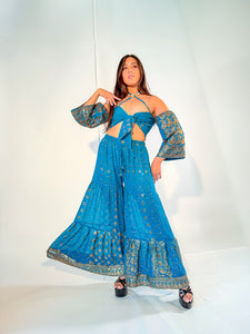 Ocean Love Sharara Pants Set