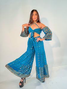 Ocean Love Sharara Pants Set