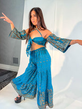 Load image into Gallery viewer, Ocean Love Sharara Pants Set

