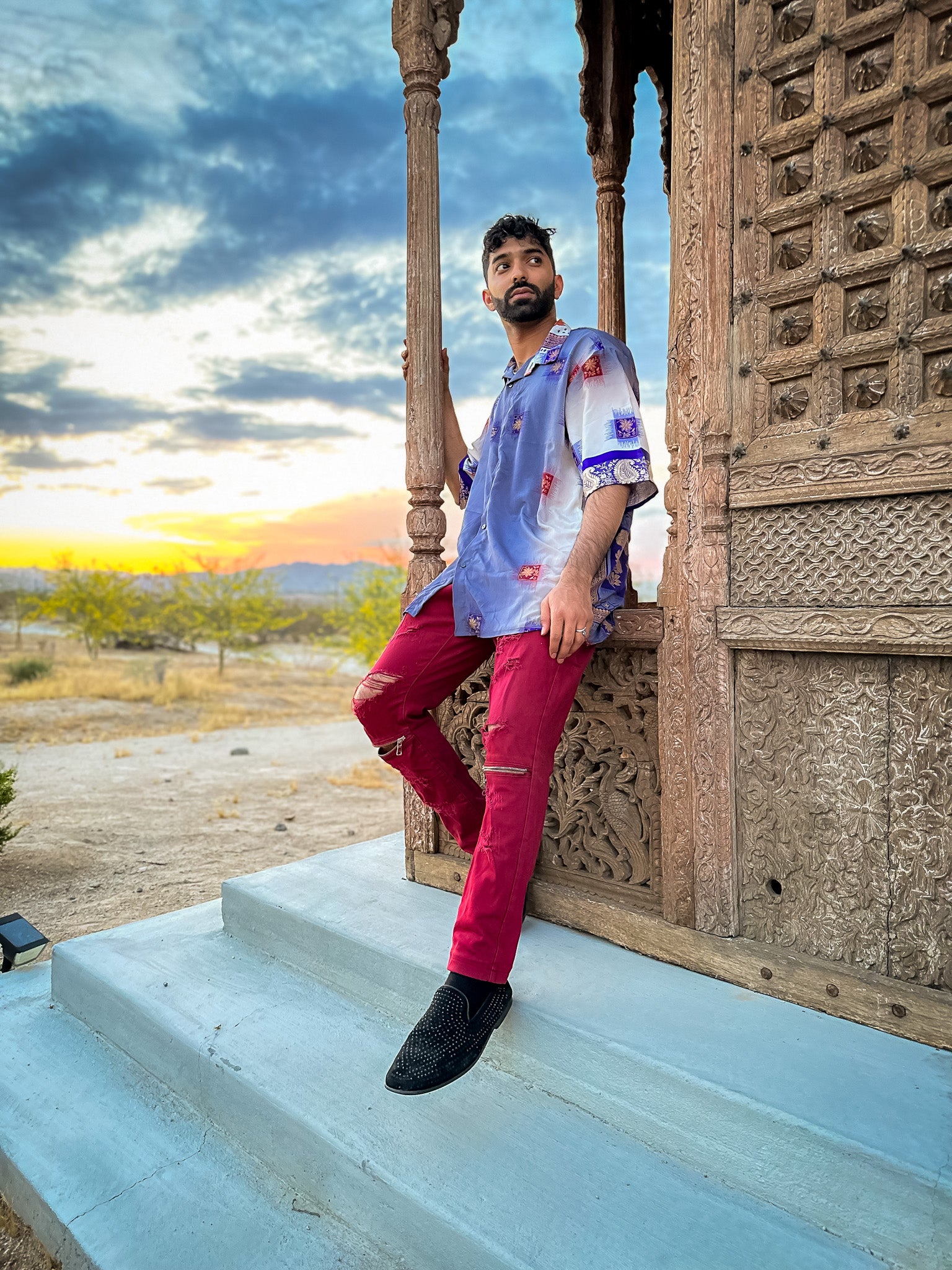 Blue Alchemy Button Up Shirt