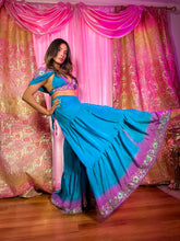 Load image into Gallery viewer, Purple Oceana Sharara Pants Set
