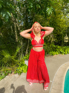 Crazy in Love Sharara Pants Set