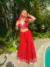 Load image into Gallery viewer, Crazy in Love Sharara Pants Set
