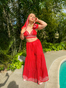 Crazy in Love Sharara Pants Set