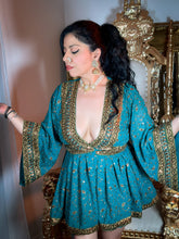 Load image into Gallery viewer, Turquoise Alchemy Babydoll Dress
