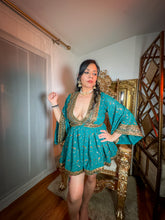 Load image into Gallery viewer, Turquoise Alchemy Babydoll Dress

