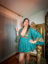 Load image into Gallery viewer, Turquoise Alchemy Babydoll Dress
