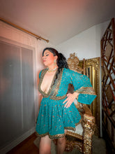 Load image into Gallery viewer, Turquoise Alchemy Babydoll Dress
