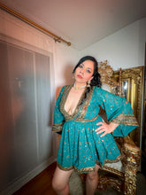 Load image into Gallery viewer, Turquoise Alchemy Babydoll Dress

