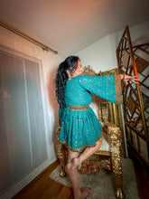 Load image into Gallery viewer, Turquoise Alchemy Babydoll Dress
