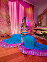 Load image into Gallery viewer, Purple Oceana Sharara Pants Set
