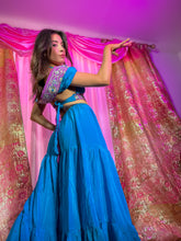 Load image into Gallery viewer, Purple Oceana Sharara Pants Set
