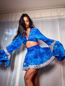 Waterfall Evanescence Micro Mini Skirt Set