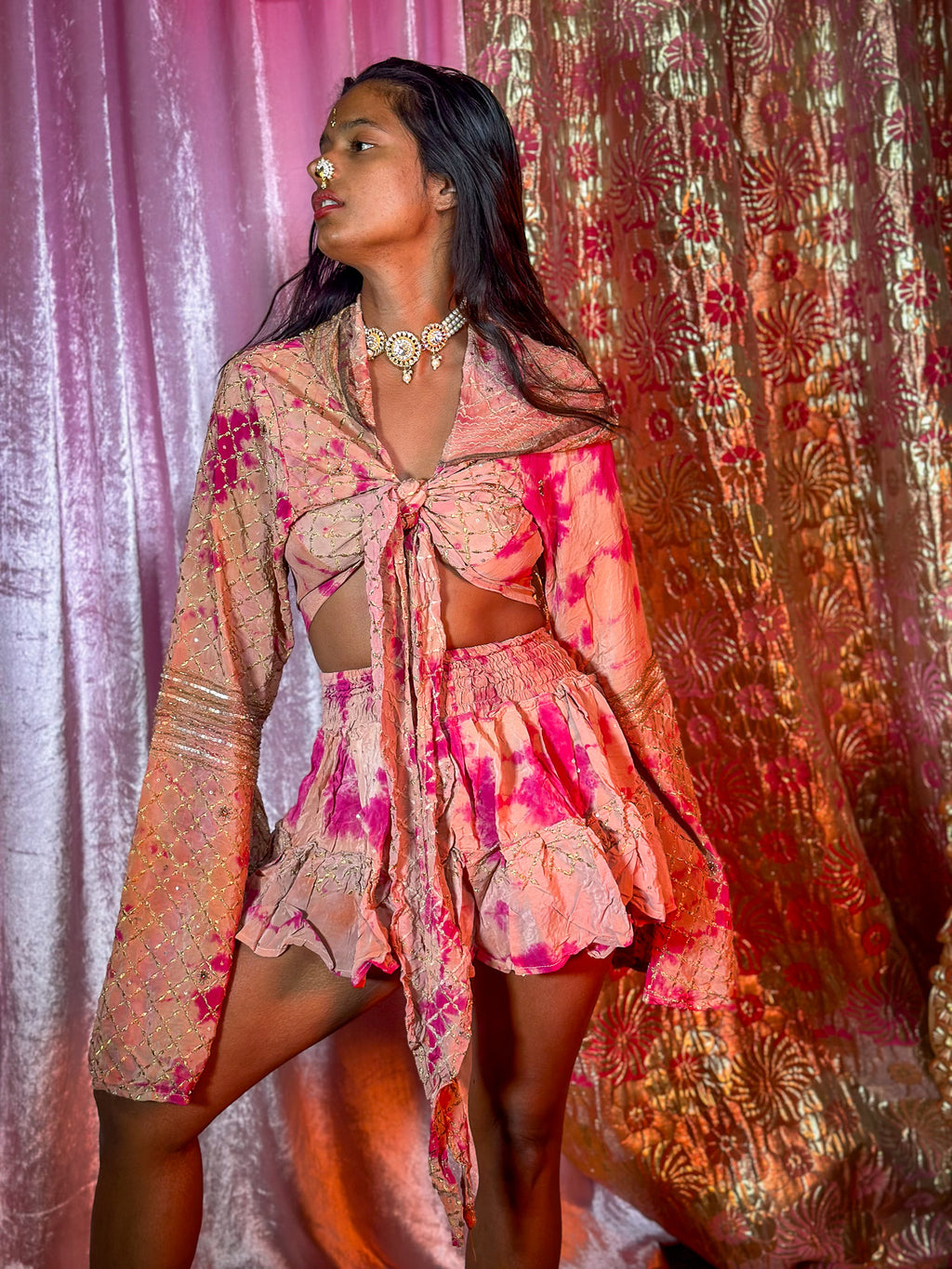 Love Story Micro Mini Gehr Skirt Set