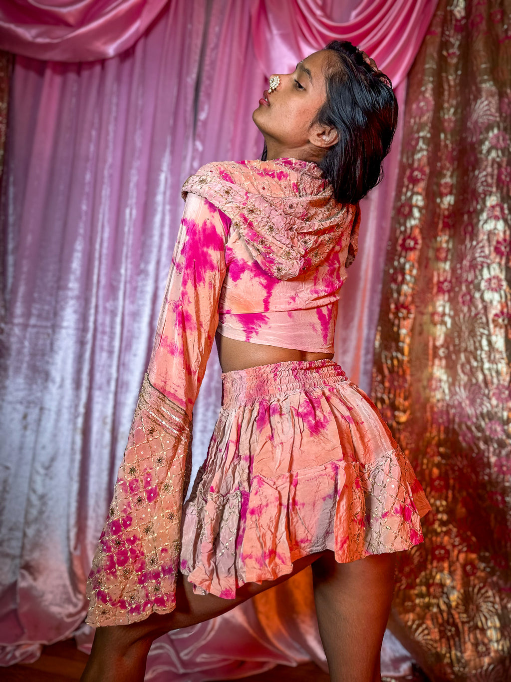 Love Story Micro Mini Gehr Skirt Set