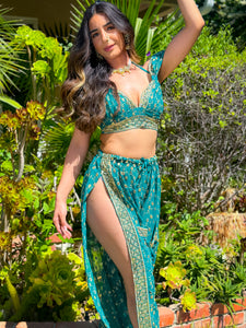 Turquoise Waterfall Jasmine Set