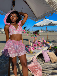 Pixie Fairy Micro Mini Skirt Set