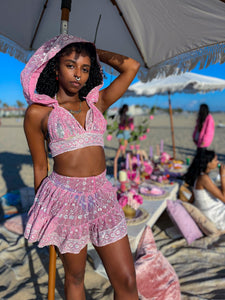 Pixie Fairy Micro Mini Skirt Set