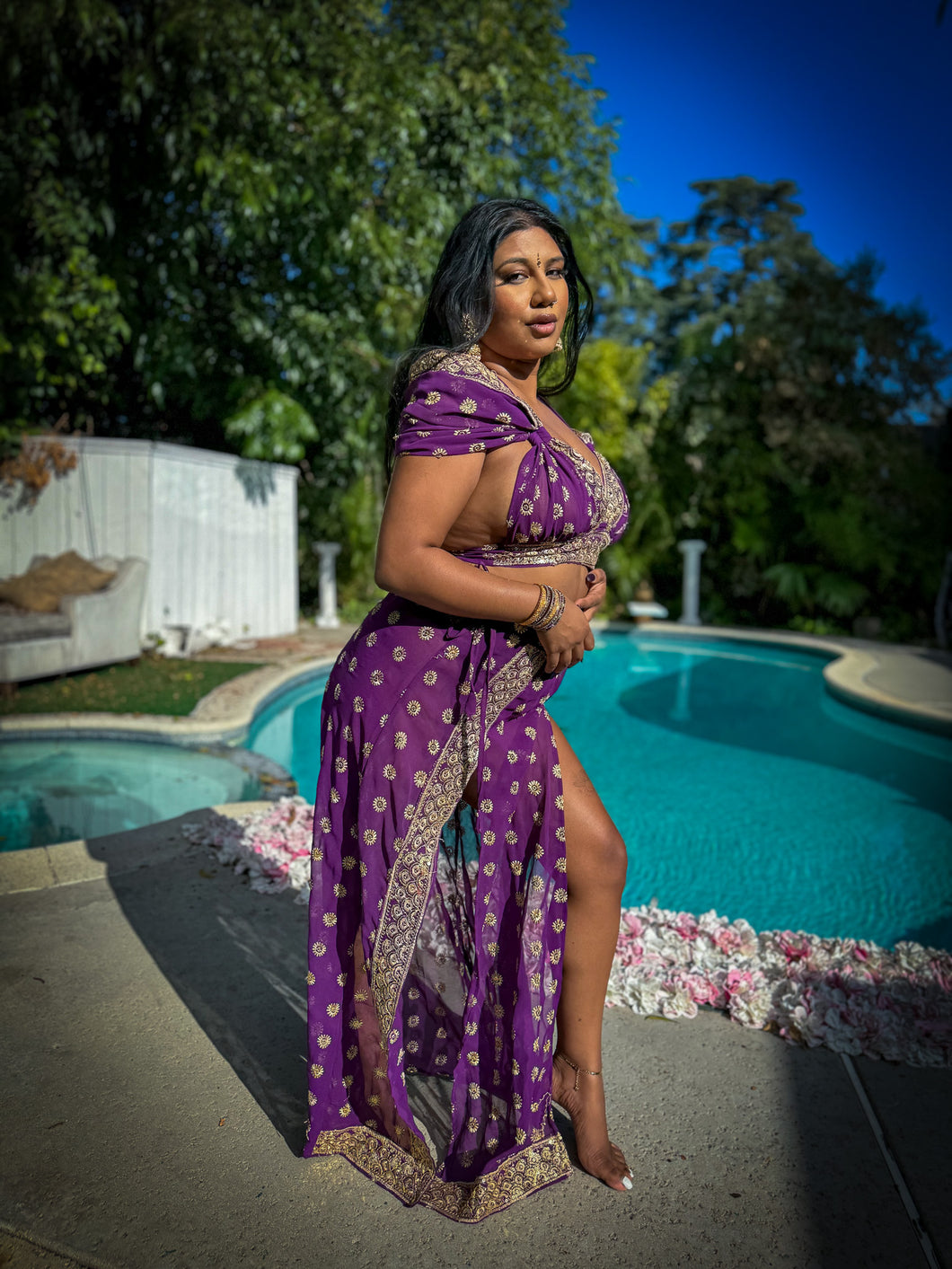 Amethyst Gold Goddess Set PLUS SIZE