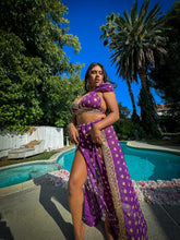 Load image into Gallery viewer, Amethyst Gold Goddess Set PLUS SIZE BIG CUP TOP
