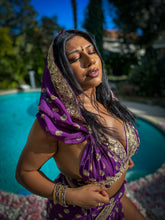 Load image into Gallery viewer, Amethyst Gold Goddess Set PLUS SIZE BIG CUP TOP
