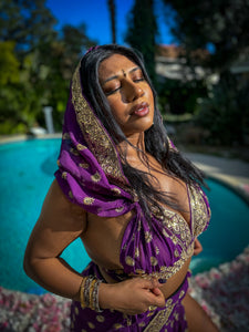 Amethyst Gold Goddess Set PLUS SIZE BIG CUP TOP