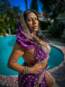 Amethyst Gold Goddess Set PLUS SIZE BIG CUP TOP