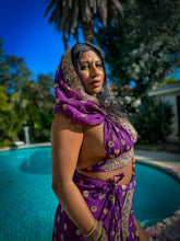 Load image into Gallery viewer, Amethyst Gold Goddess Set PLUS SIZE BIG CUP TOP
