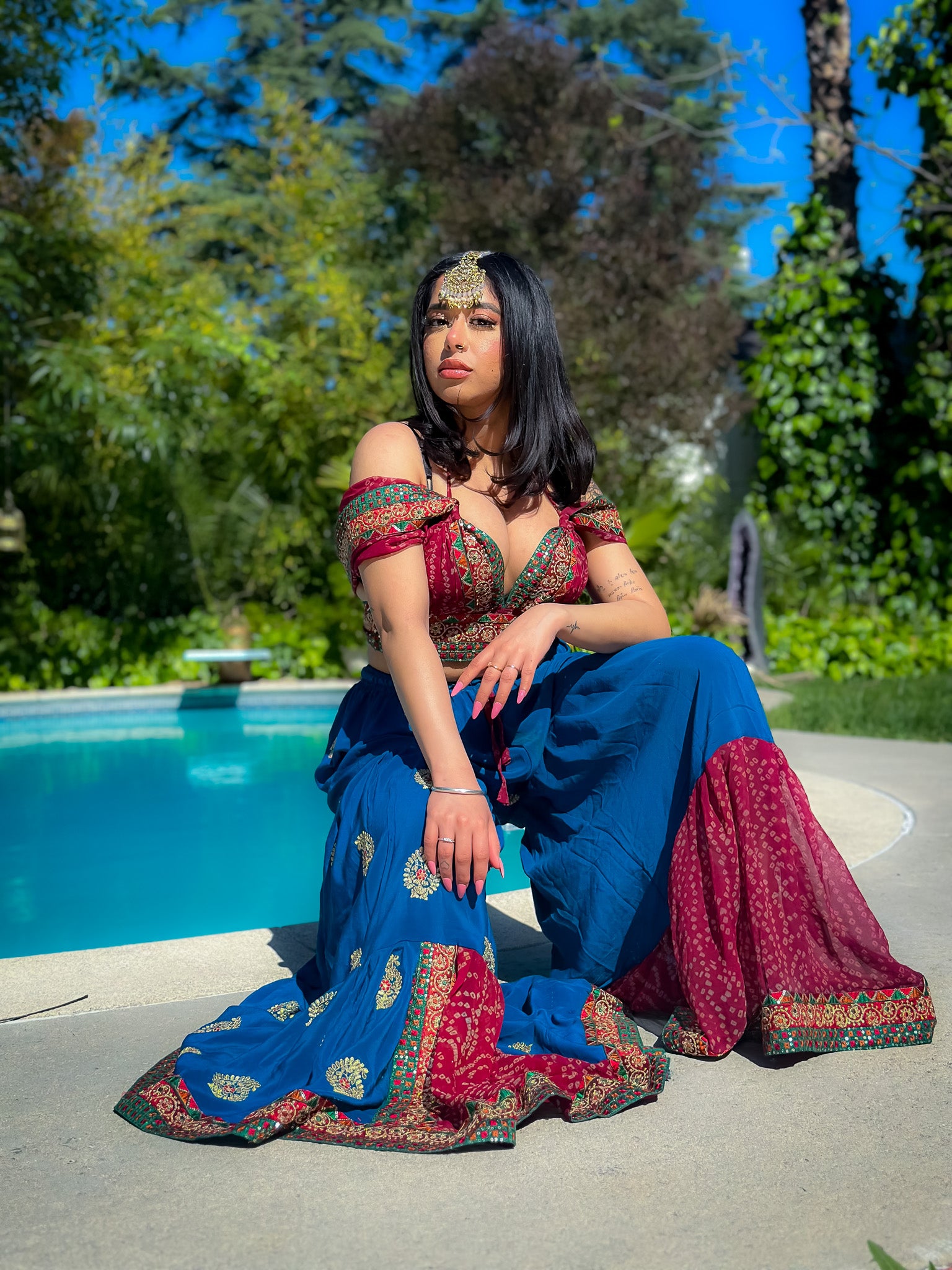 Kundalini Chakra Sharara Pants Set