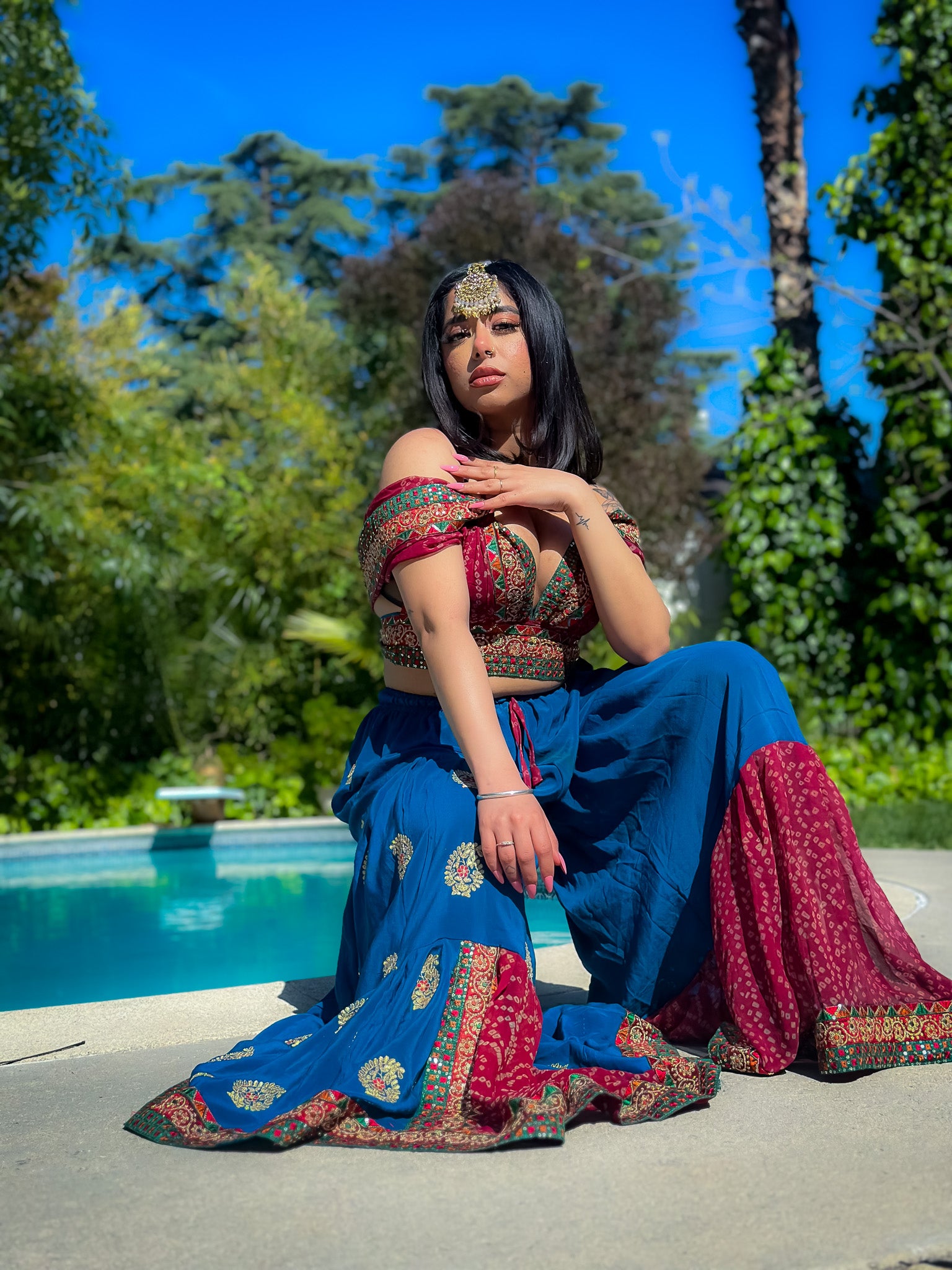 Kundalini Chakra Sharara Pants Set