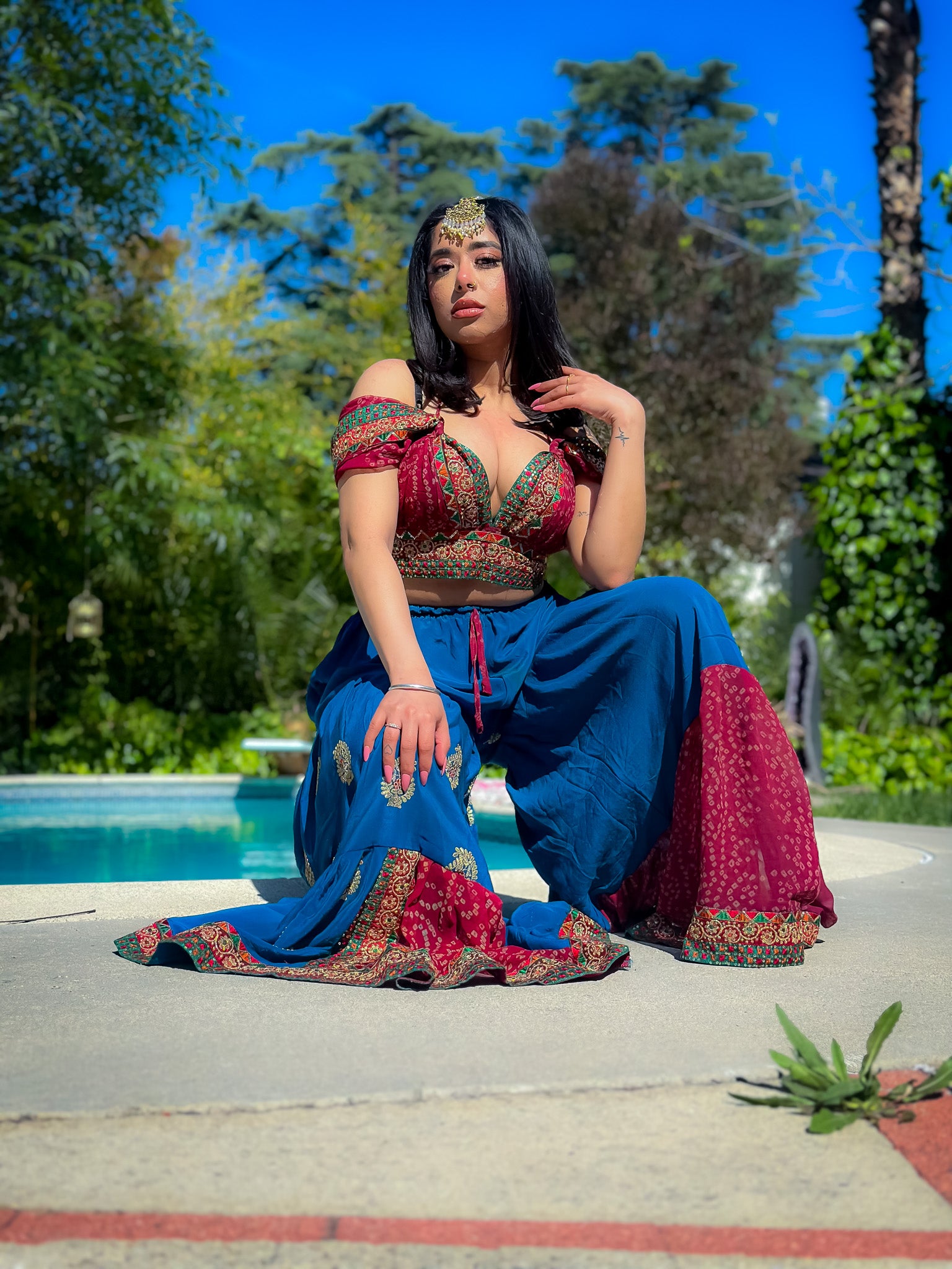 Kundalini Chakra Sharara Pants Set