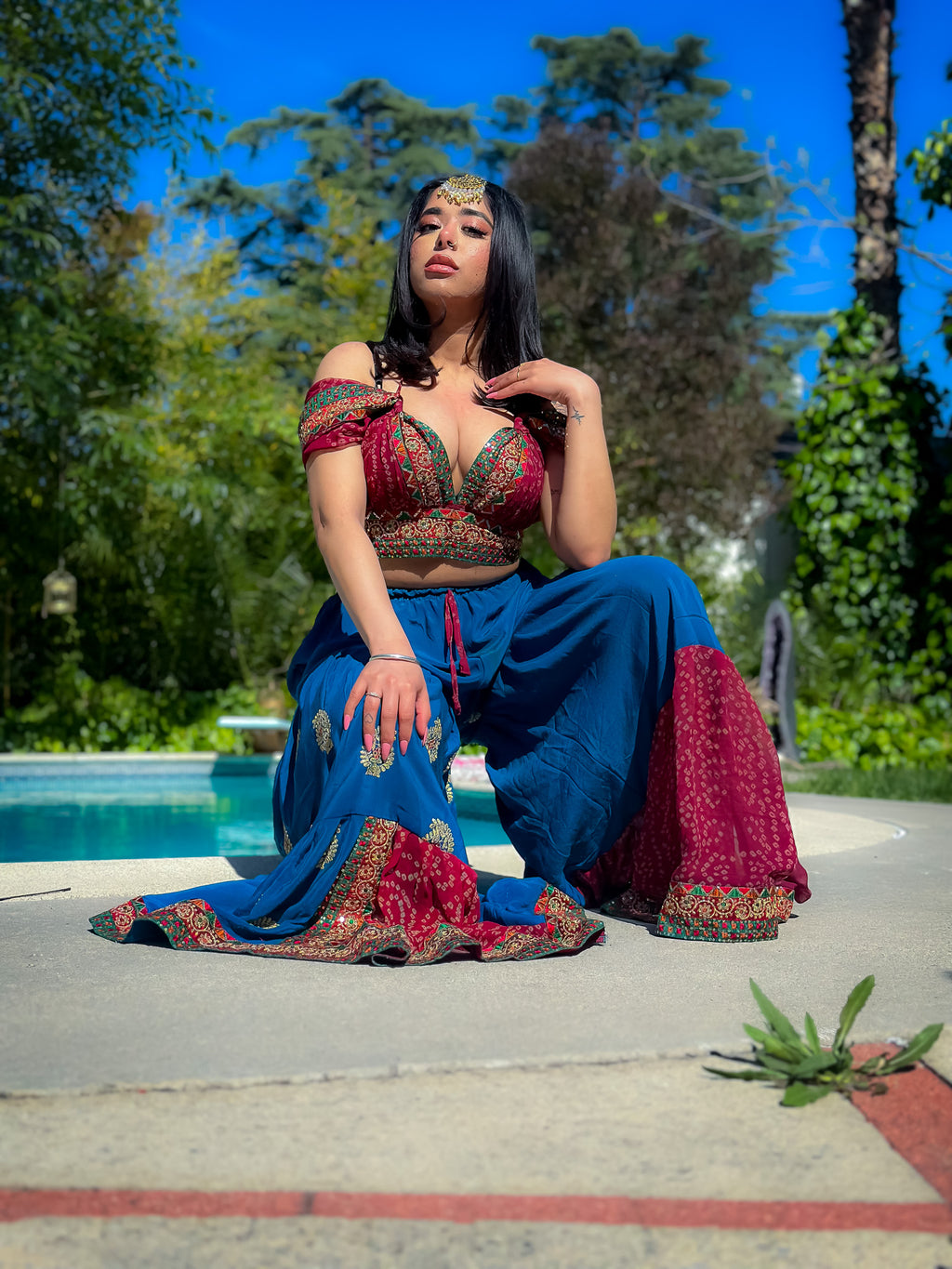 Kundalini Chakra Sharara Pants Set