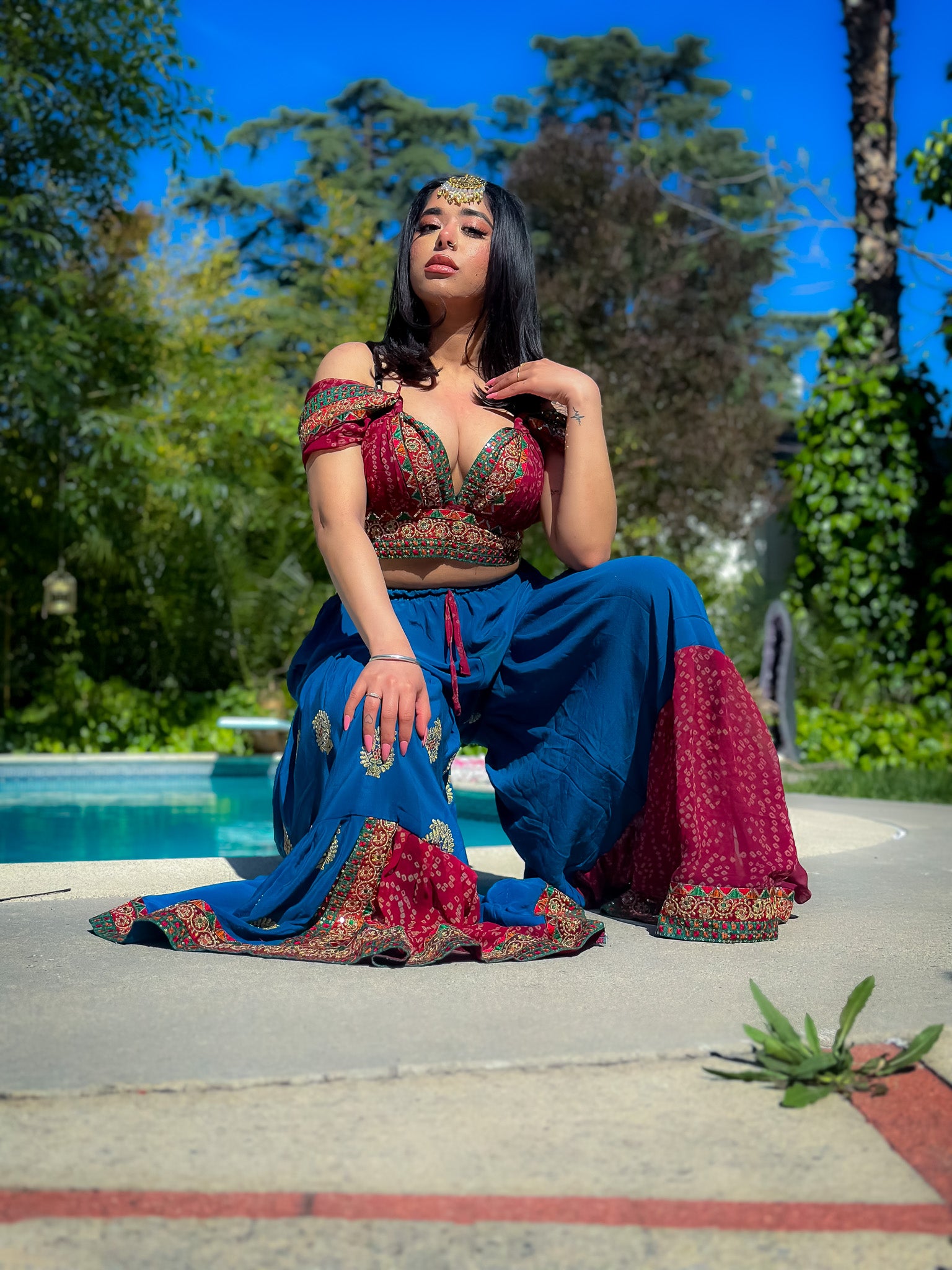 Kundalini Chakra Sharara Pants Set