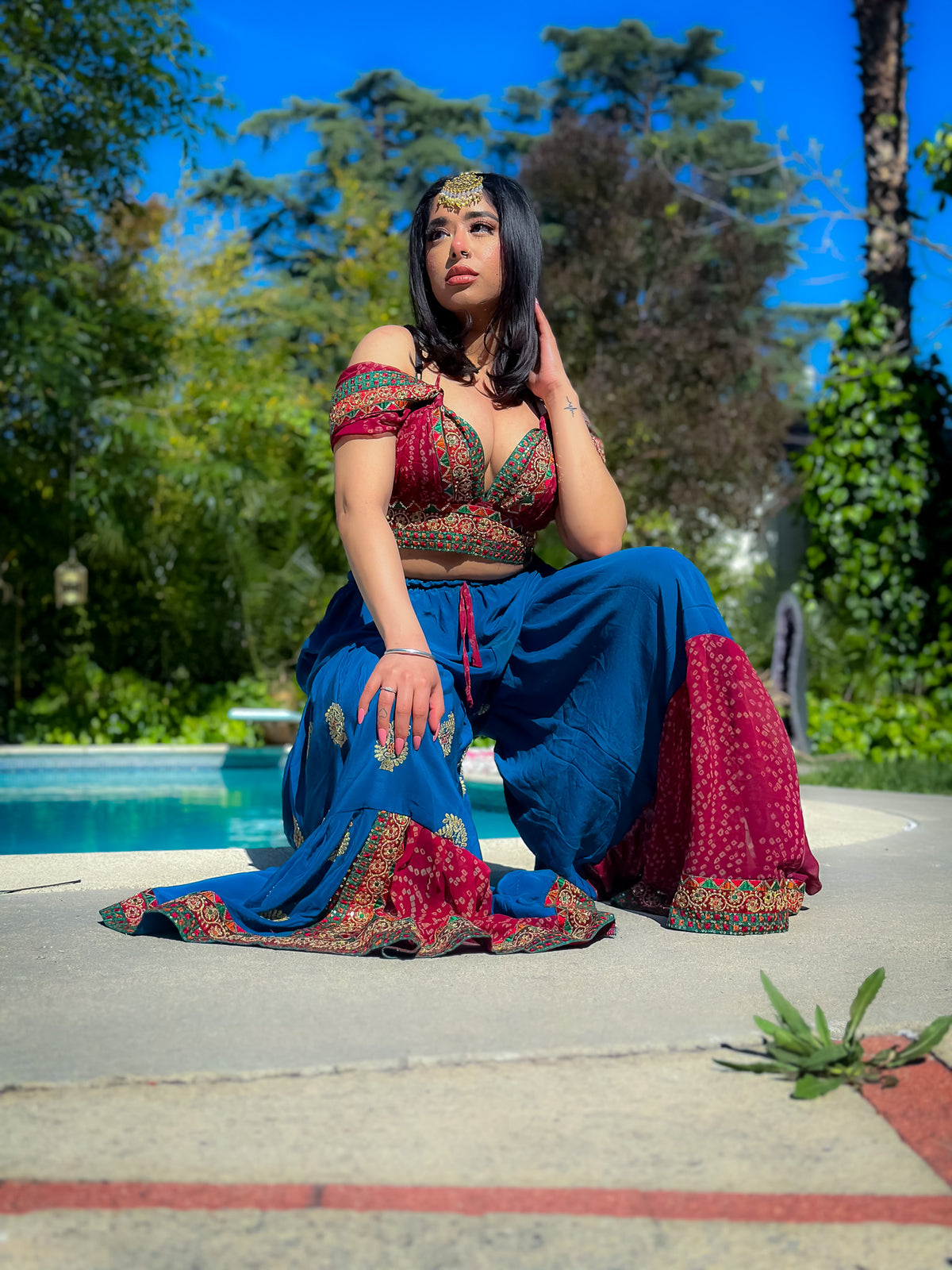 Kundalini Chakra Sharara Pants Set