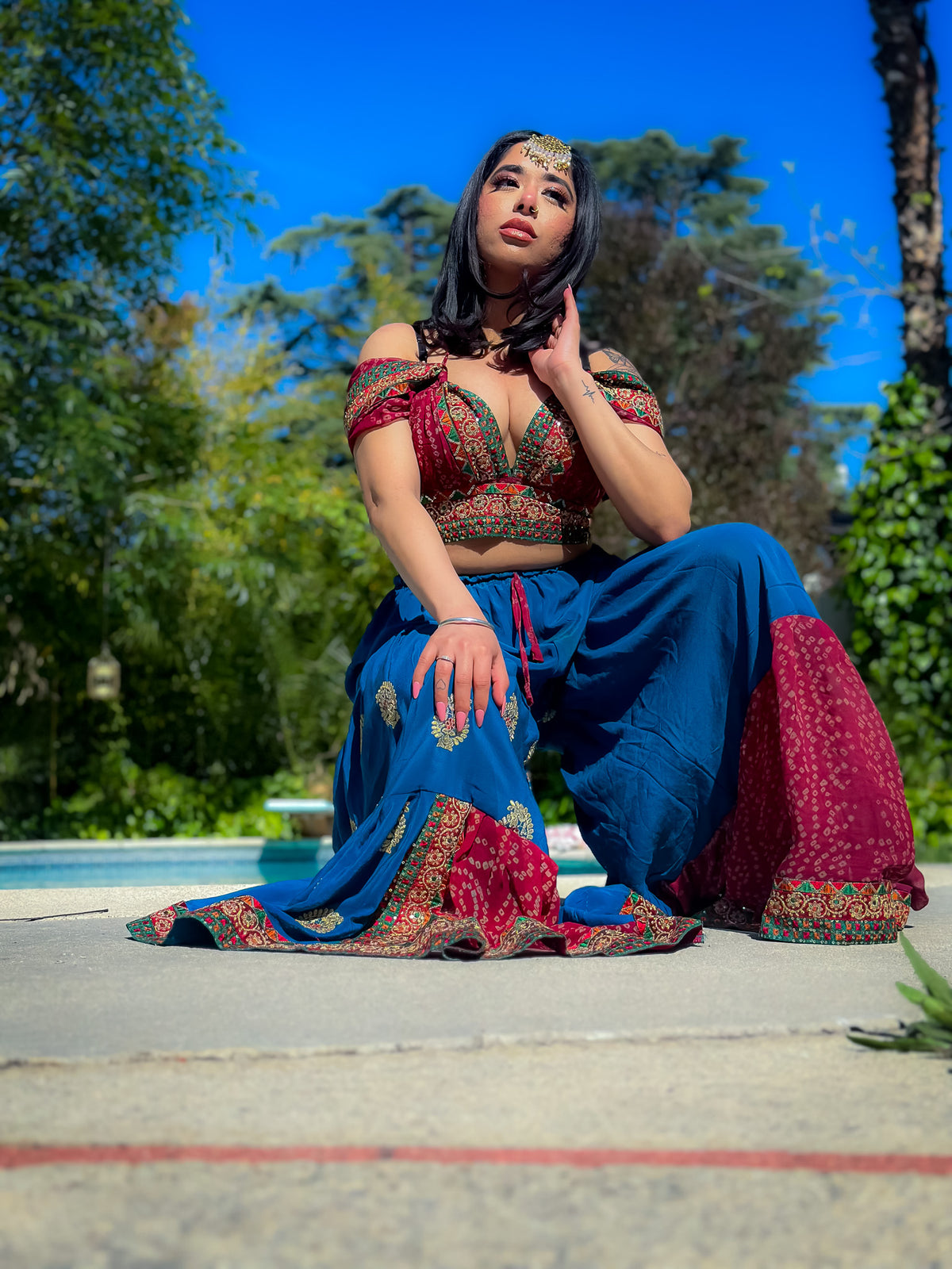 Kundalini Chakra Sharara Pants Set