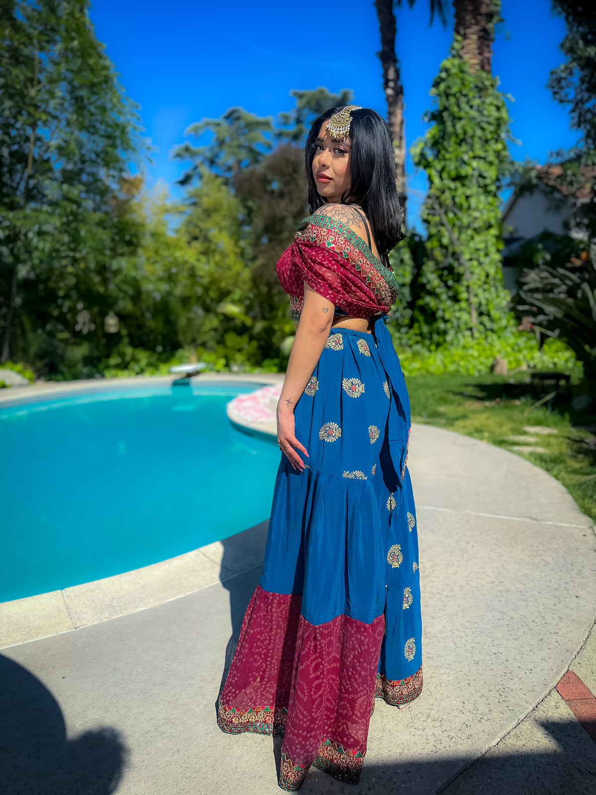 Kundalini Chakra Sharara Pants Set