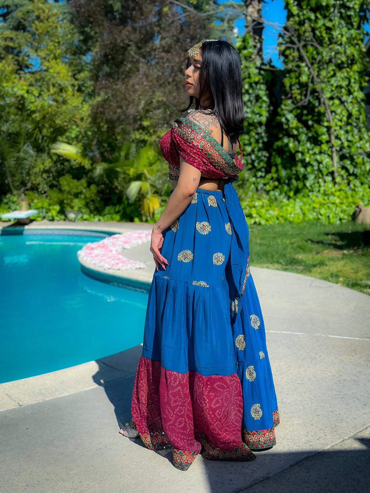 Kundalini Chakra Sharara Pants Set