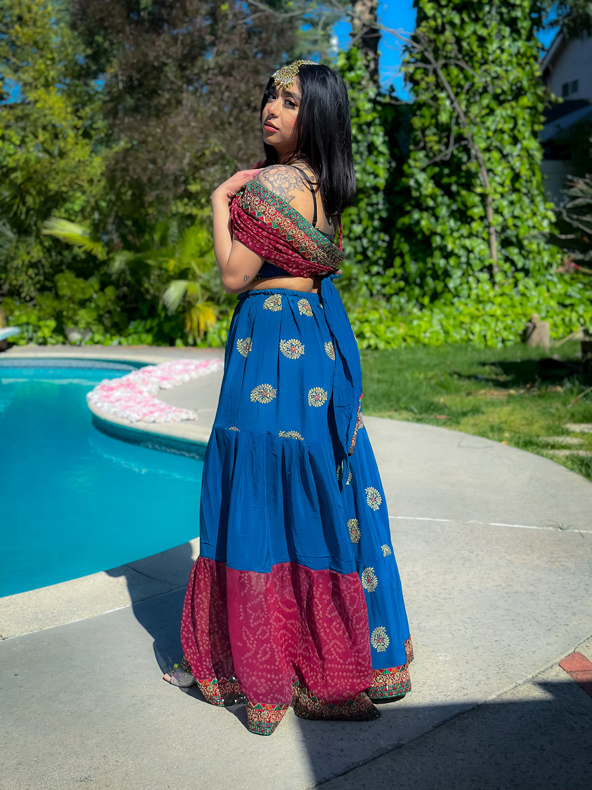Kundalini Chakra Sharara Pants Set