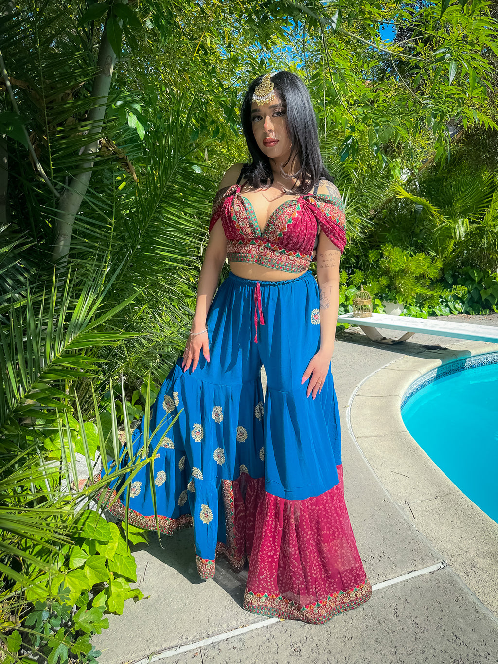 Kundalini Chakra Sharara Pants Set