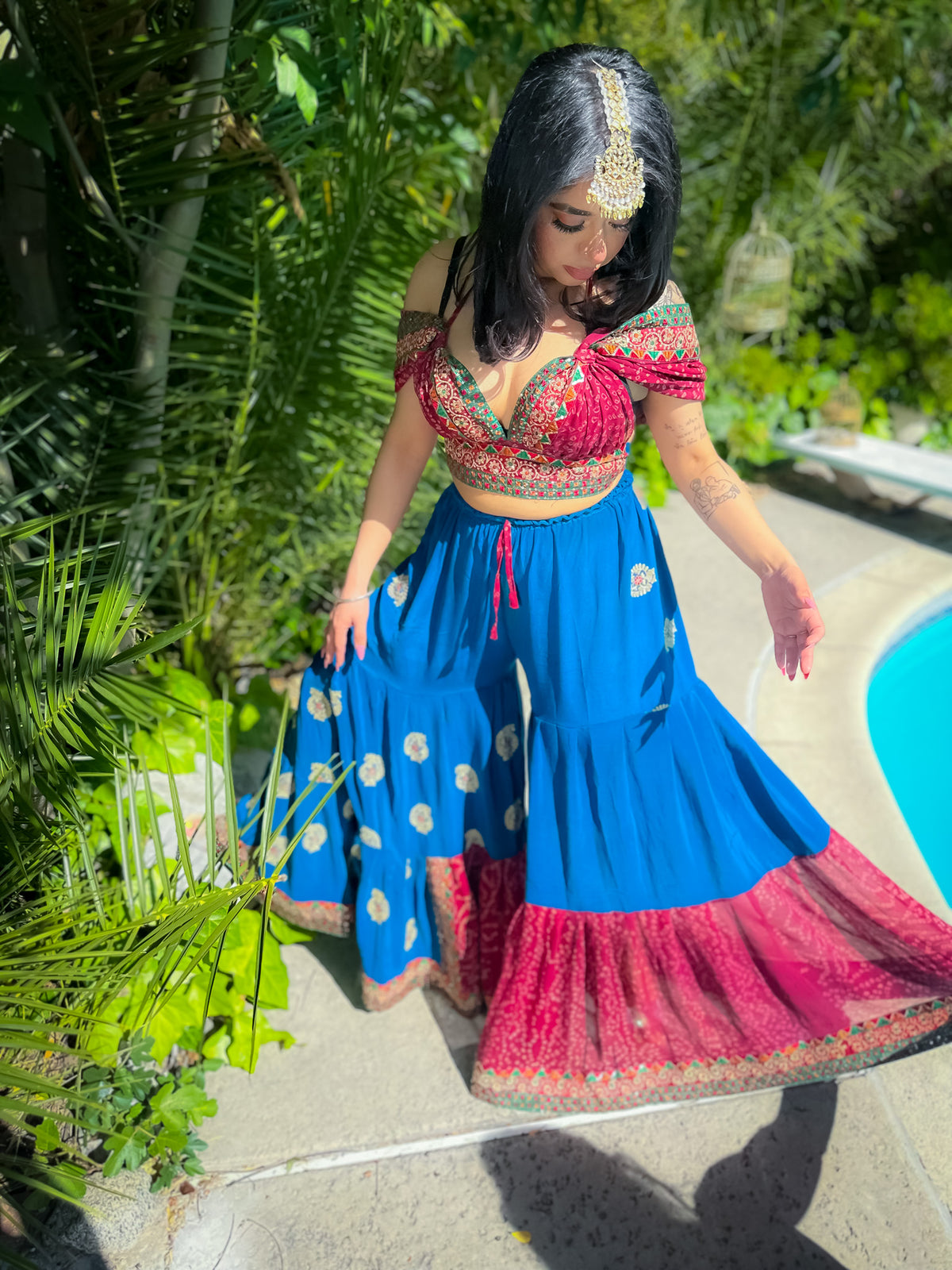 Kundalini Chakra Sharara Pants Set