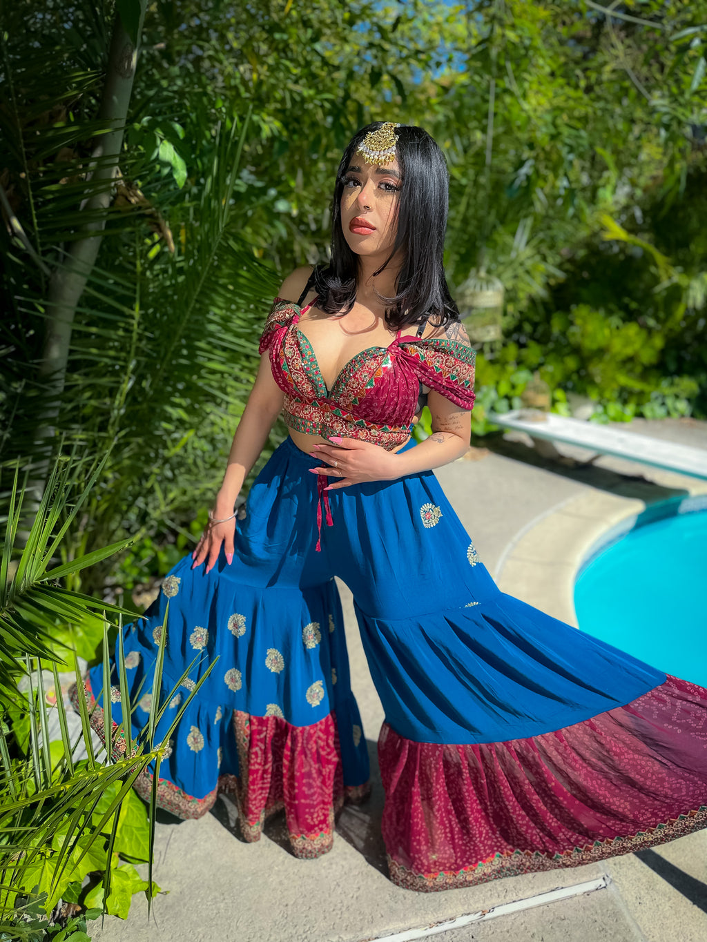 Kundalini Chakra Sharara Pants Set