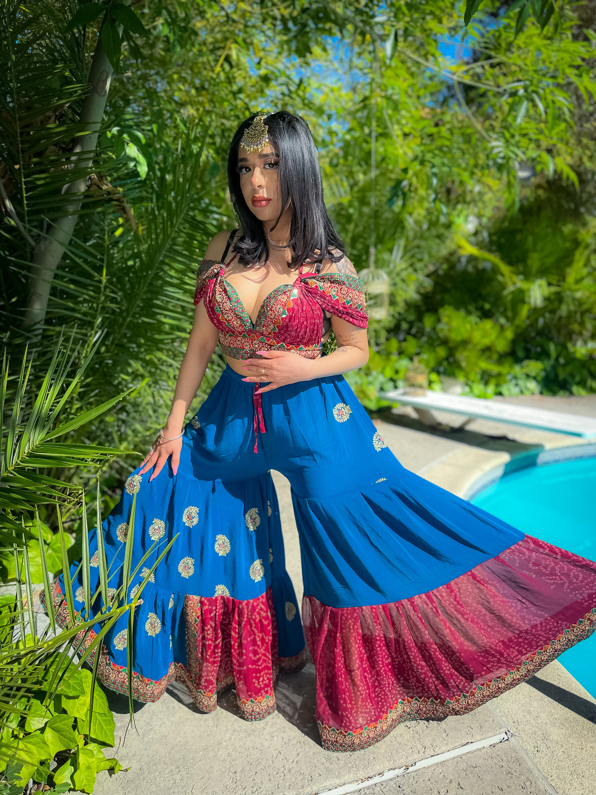 Kundalini Chakra Sharara Pants Set