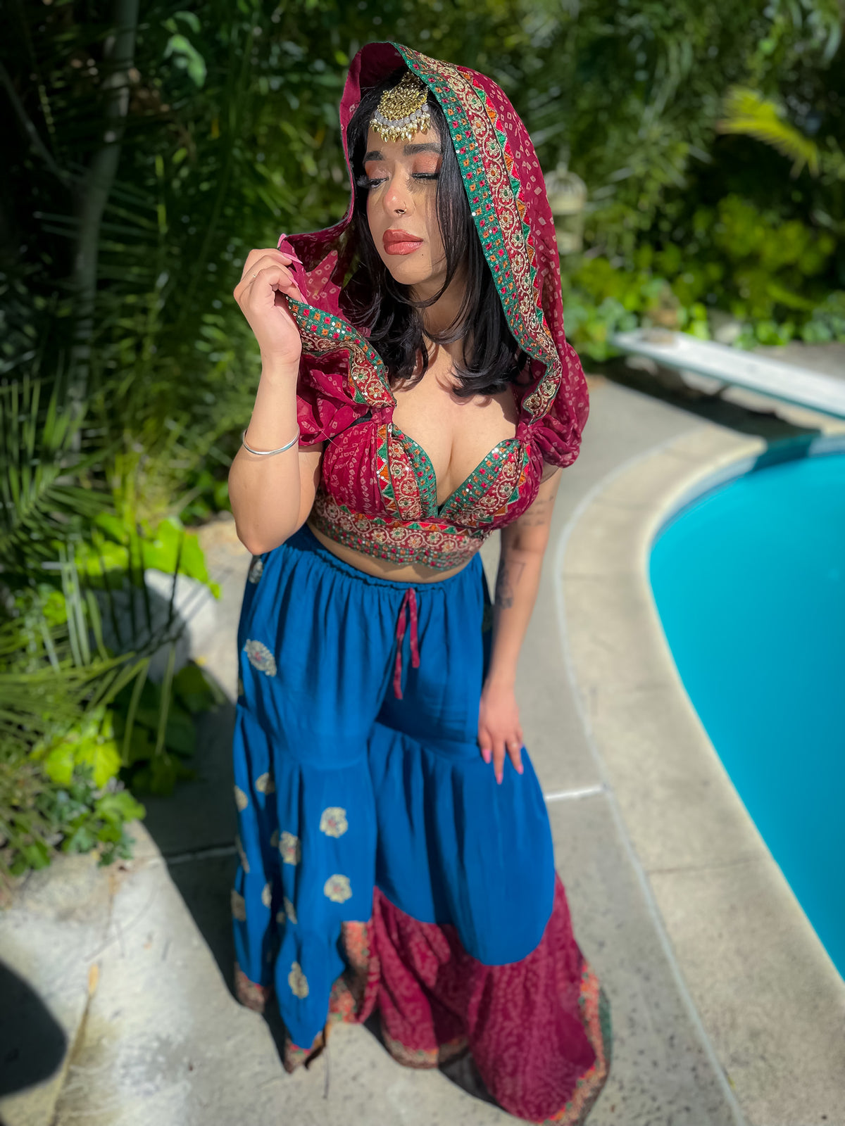 Kundalini Chakra Sharara Pants Set