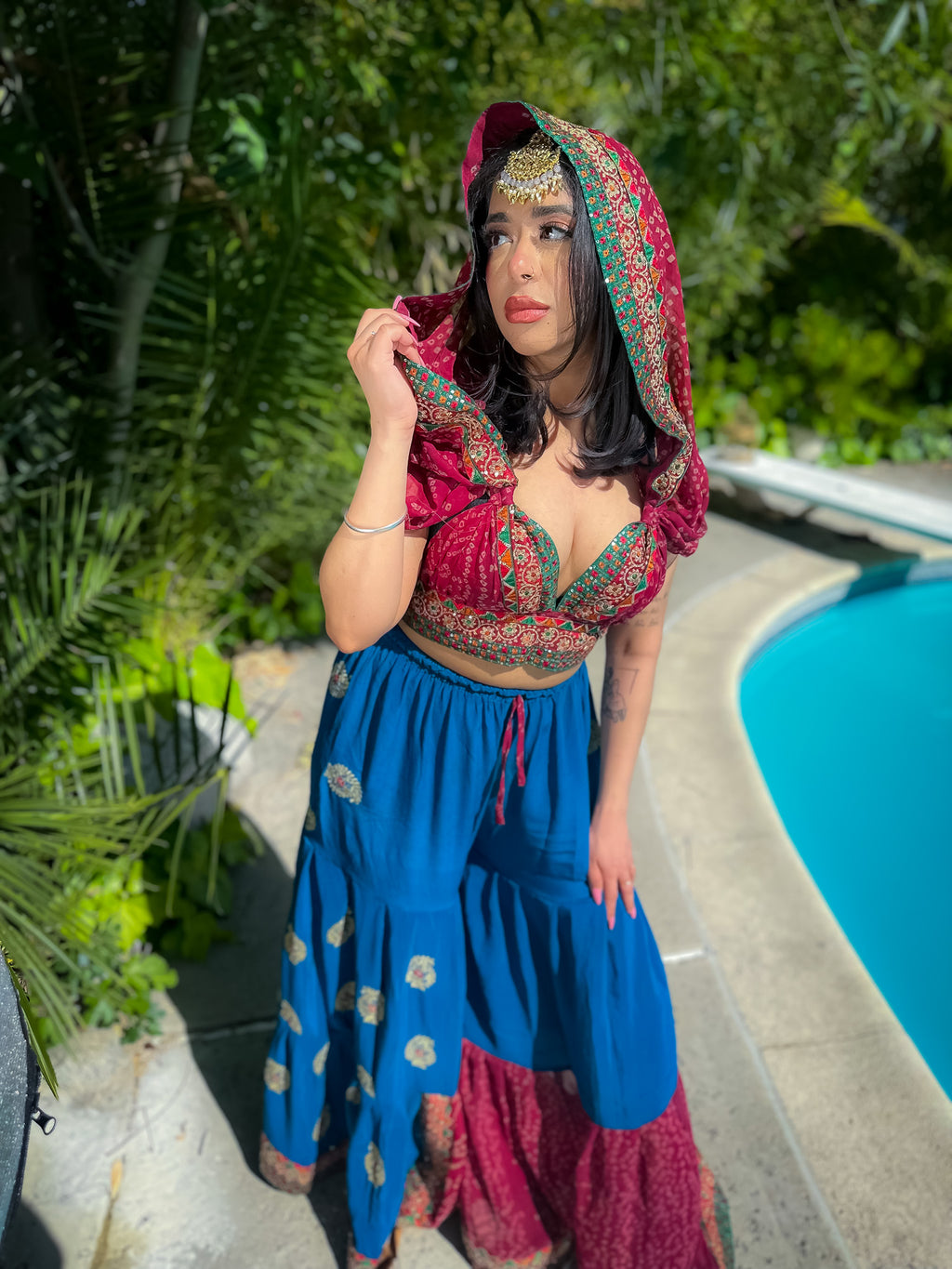 Kundalini Chakra Sharara Pants Set