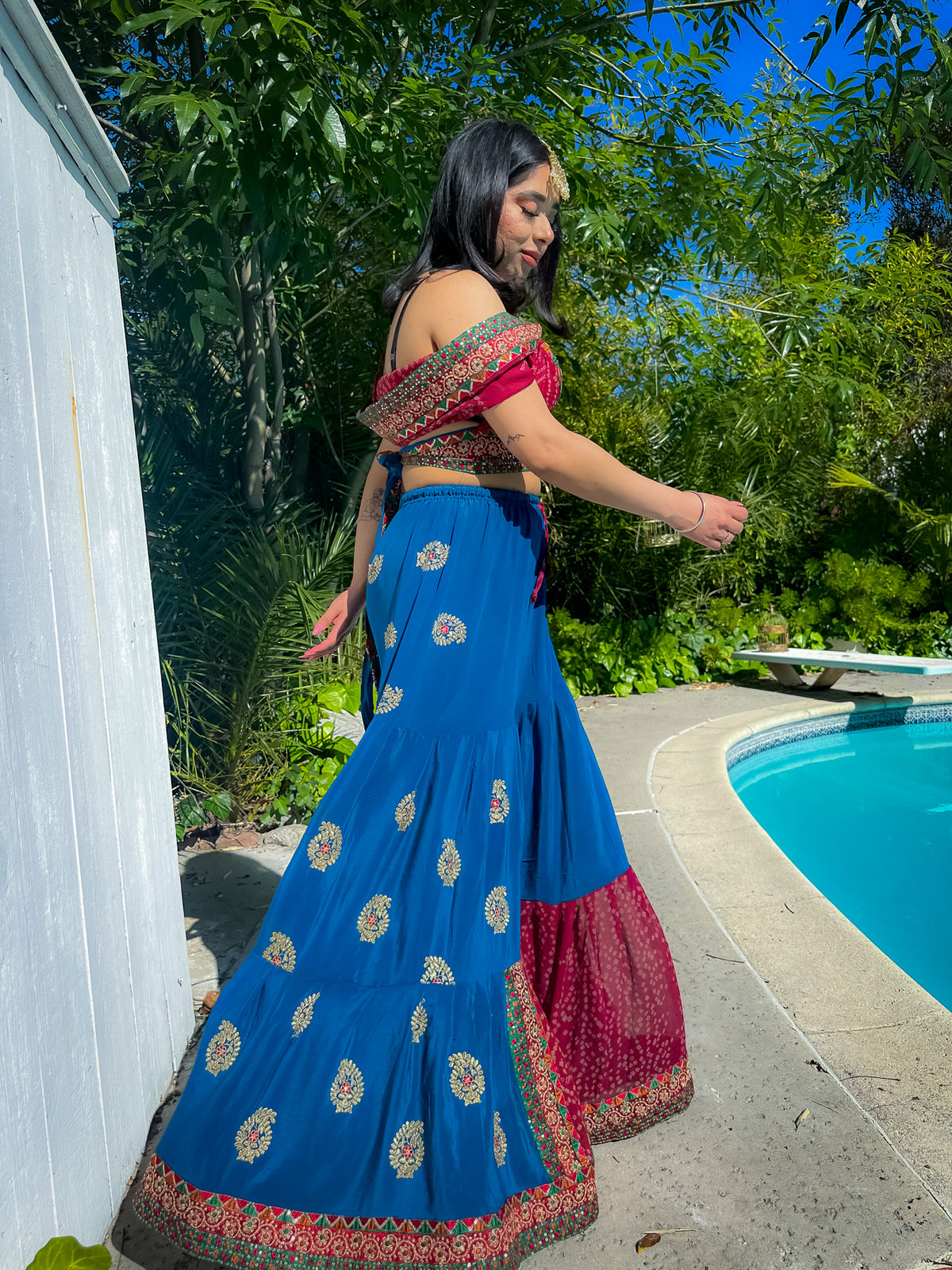 Kundalini Chakra Sharara Pants Set
