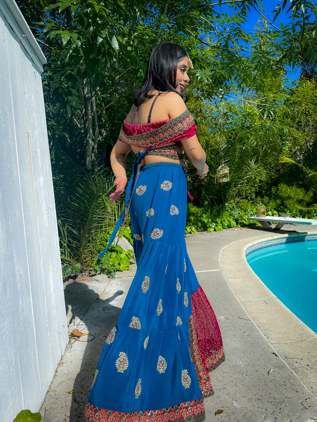 Kundalini Chakra Sharara Pants Set