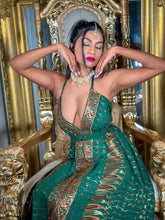 Load image into Gallery viewer, Emerald Gold Magic Dress
